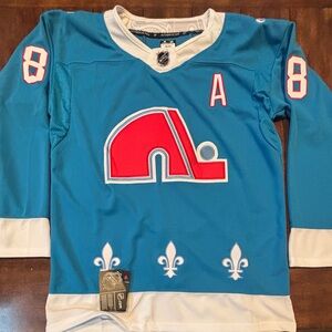 Cale Makar #8 Colorado Avalanche 2025 Quebec Nordiques Jersey Adult Medium (50)